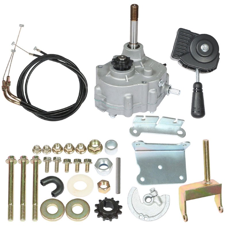 marddpair Go Kart Forward Reverse Gearbox Replacement for 2HP-13HP Engine Local 10T #40 41 and 12T #35 TAV30 Series, 3 Shift Modes 2300 RPM - Image 1